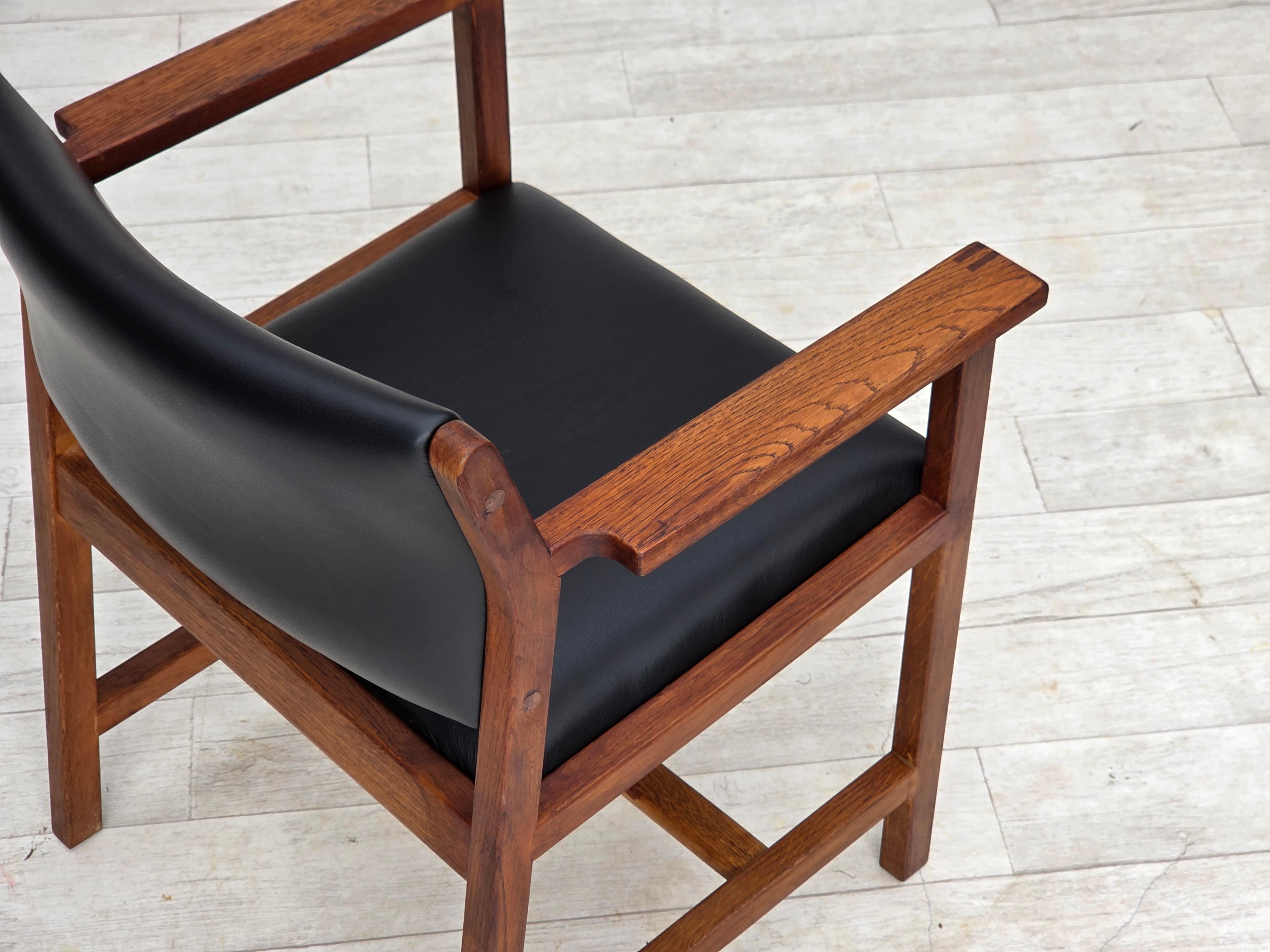 1960er Jahre, dänisches Design von Børge Mogensen, Modell BM 74, Satz mit 4 Stühlen. im Angebot 5