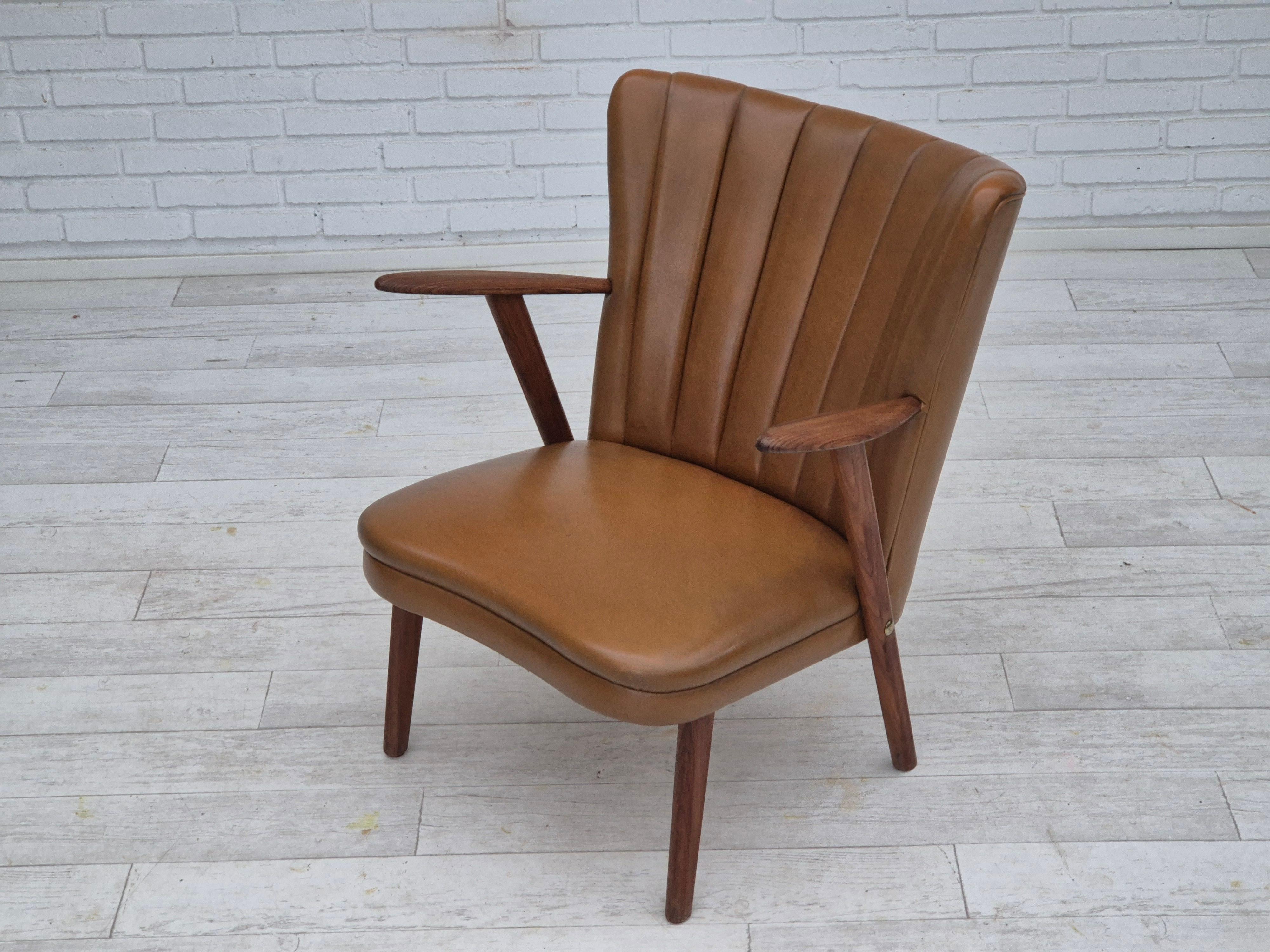 Fauteuil danois design Erhardsen & Andersen des années 1960, original, bois de teck. en vente 4