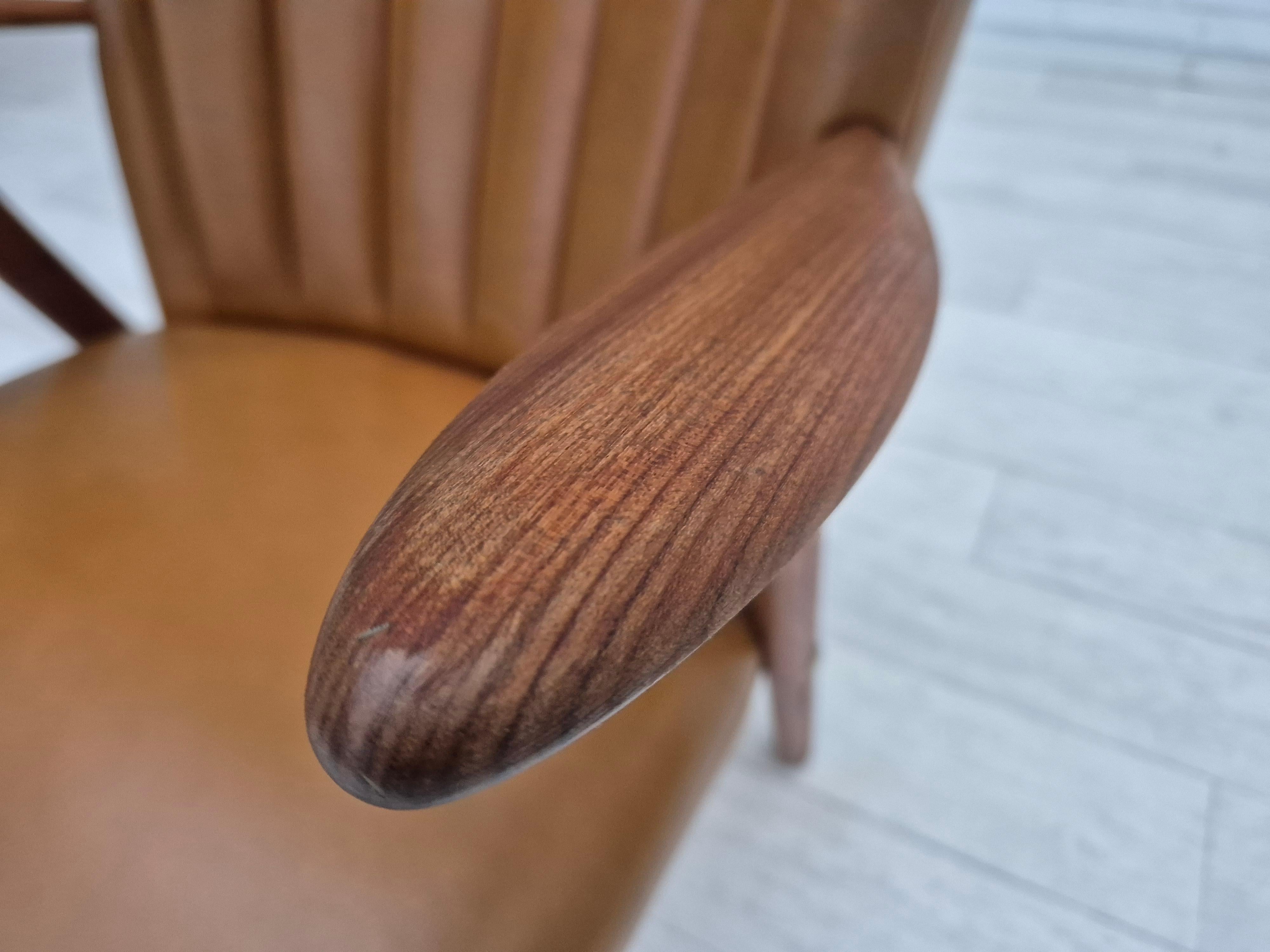 Fauteuil danois design Erhardsen & Andersen des années 1960, original, bois de teck. en vente 5