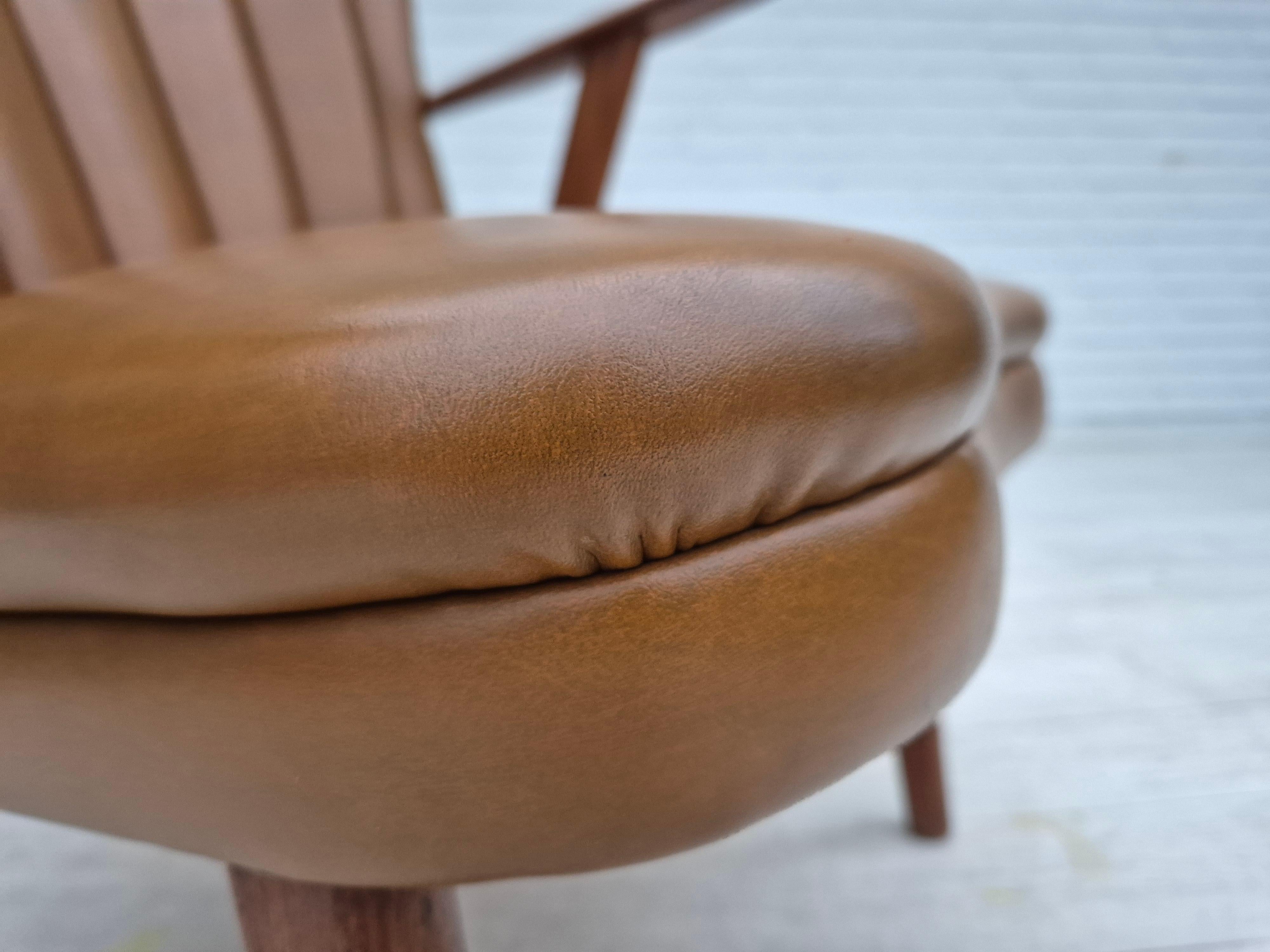 Fauteuil danois design Erhardsen & Andersen des années 1960, original, bois de teck. en vente 7