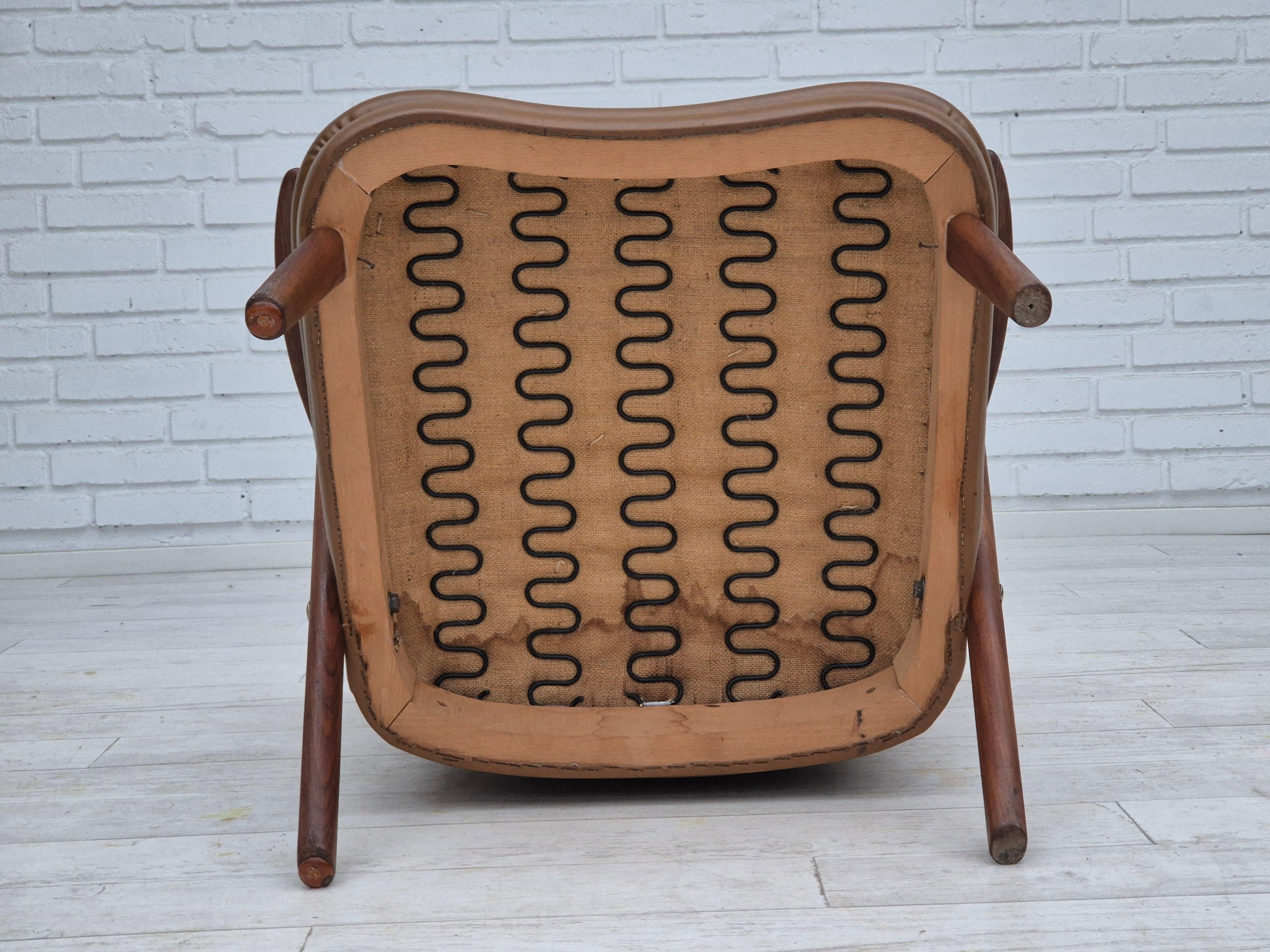 Fauteuil danois design Erhardsen & Andersen des années 1960, original, bois de teck. en vente 9