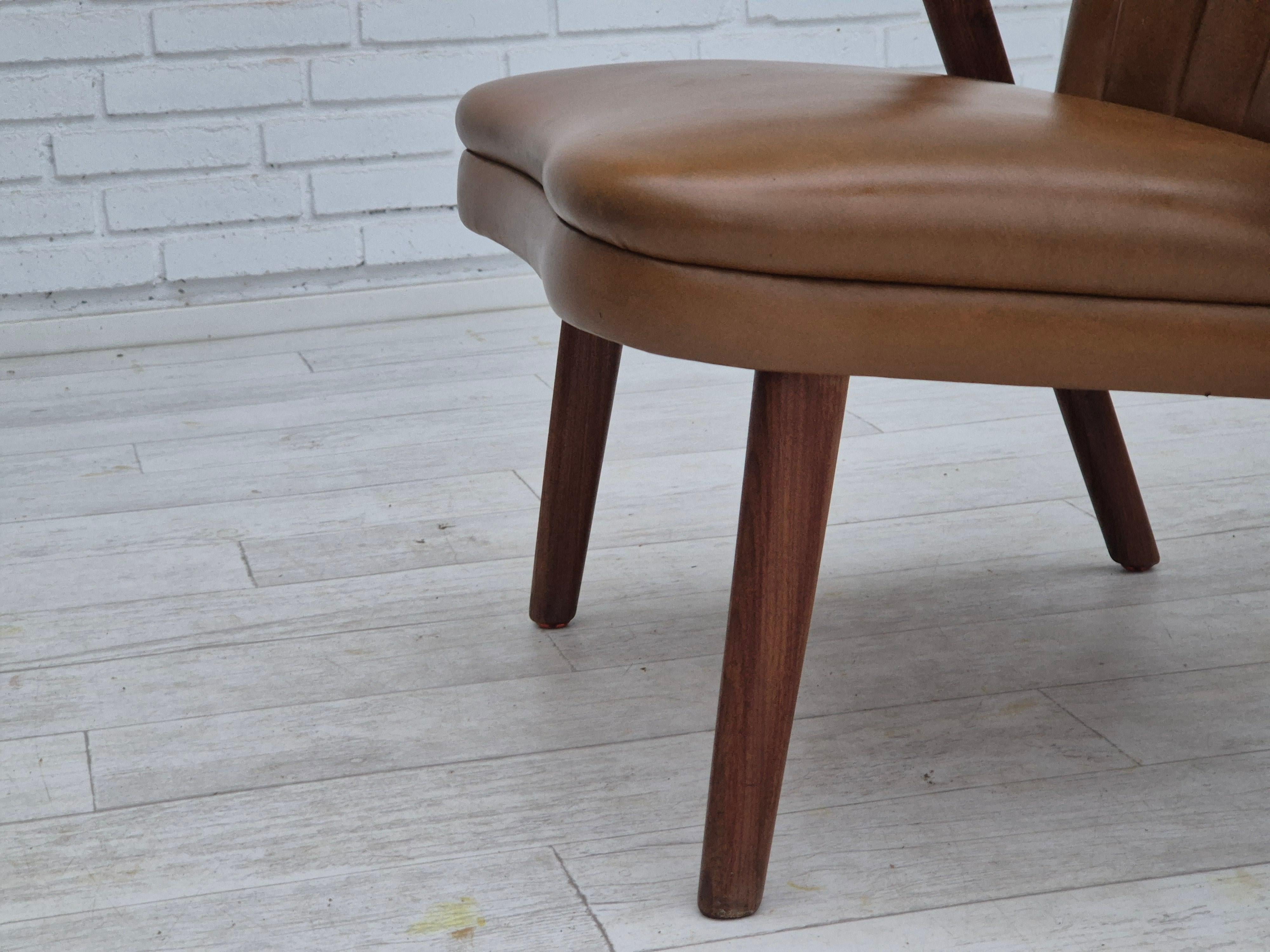 Fauteuil danois design Erhardsen & Andersen des années 1960, original, bois de teck. en vente 2