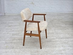 1960s, Danish design by Erik Kirkegaard, model 43, genuine sheepskin.