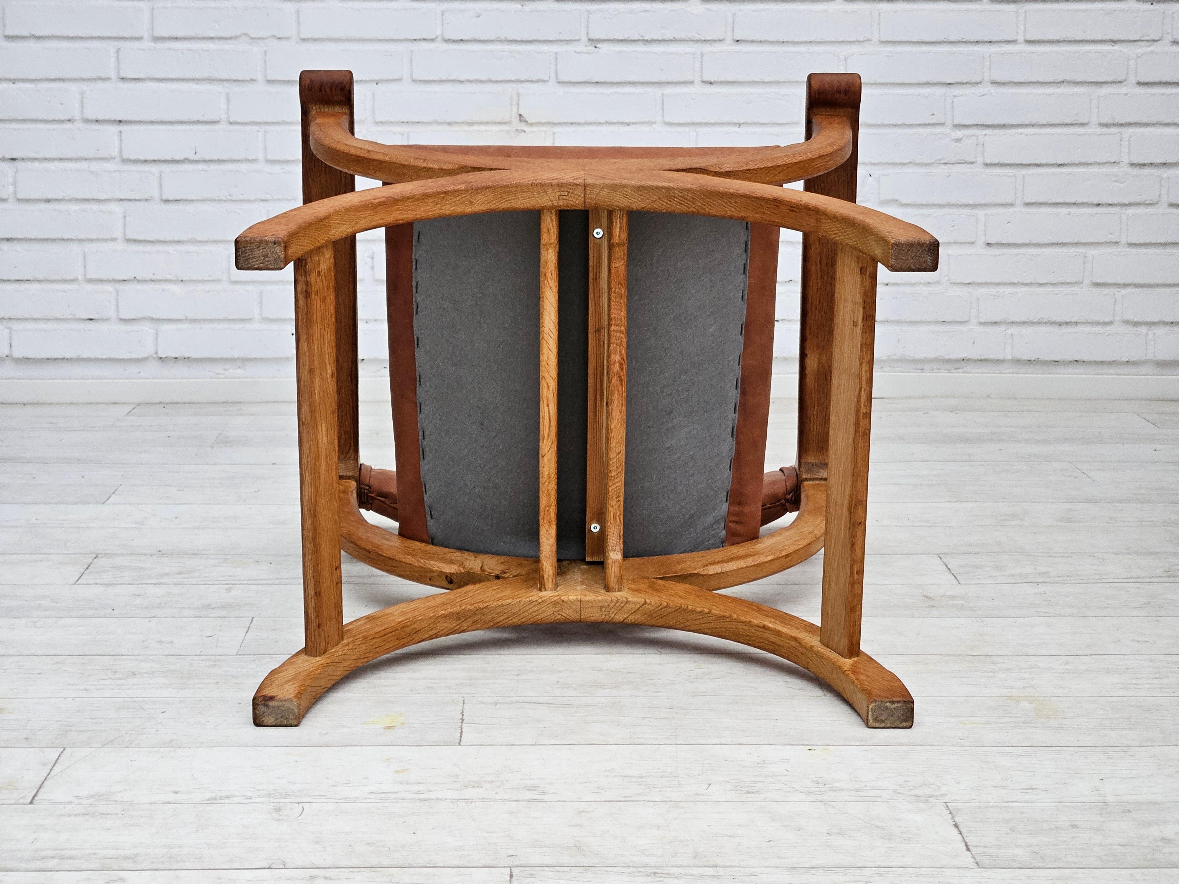Anni '60, design danese di Henning Kjærnulf, poltrona imbottita. in vendita 3
