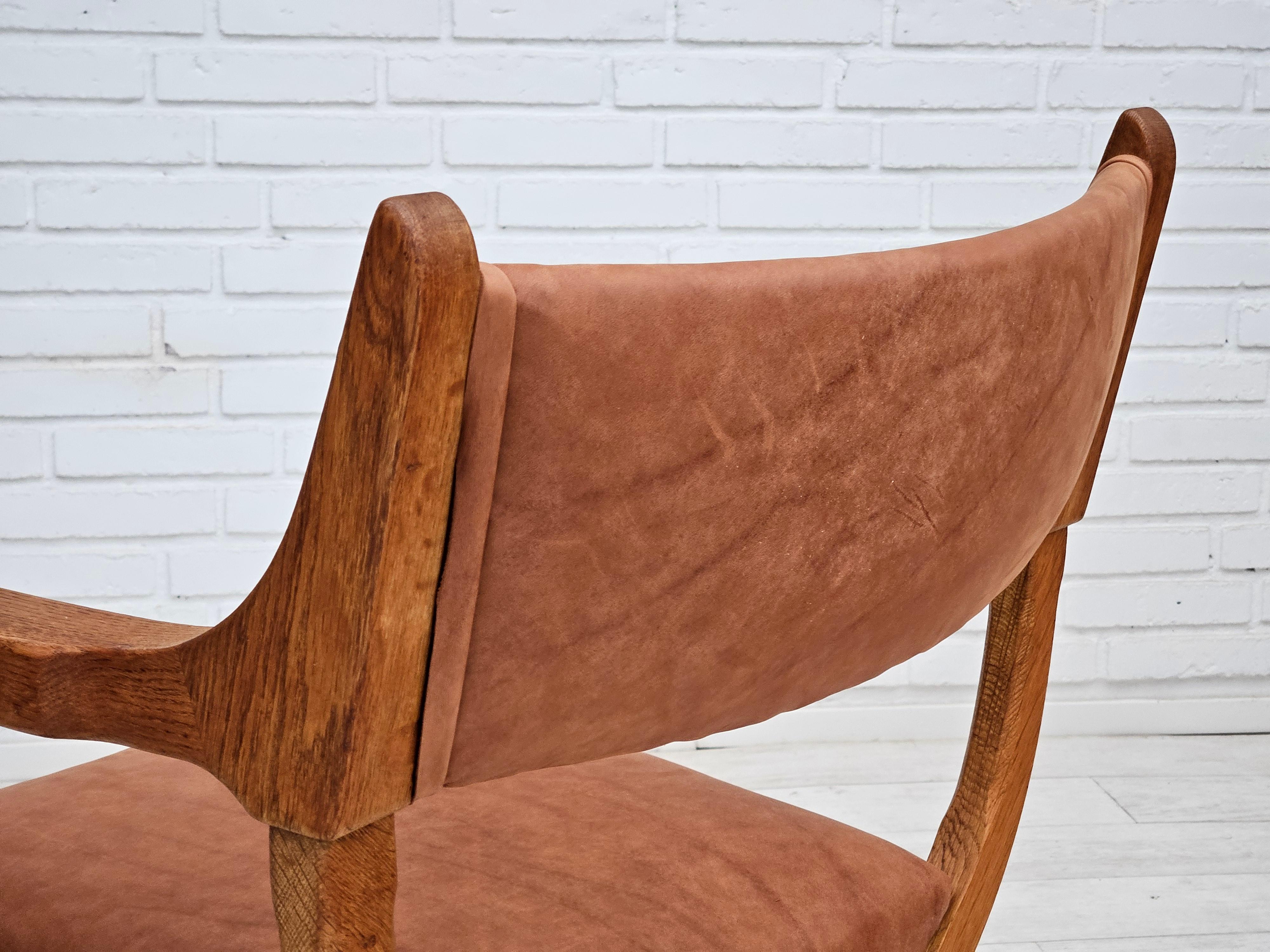 Anni '60, design danese di Henning Kjærnulf, poltrona imbottita. in vendita 8