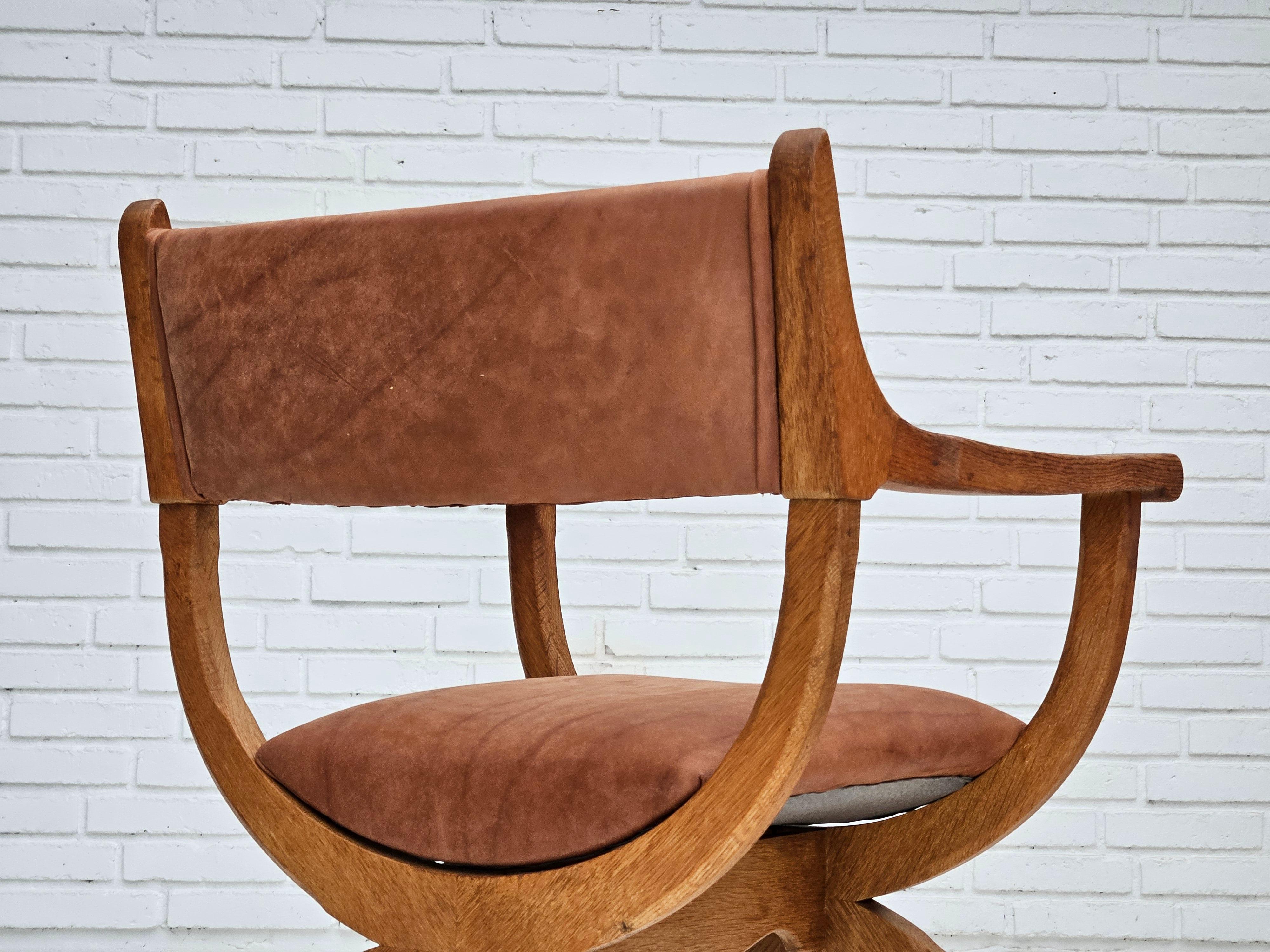 Anni '60, design danese di Henning Kjærnulf, poltrona imbottita. in vendita 10
