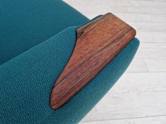 1960, Design danese di H.W. Klein, Poltrona rimessa a nuovo, Sgabello