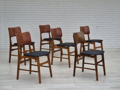 Satz von Stühlen, dänisches Design von Ib Kofod Larsen, Christensen & Larsen, 1960er Jahre.