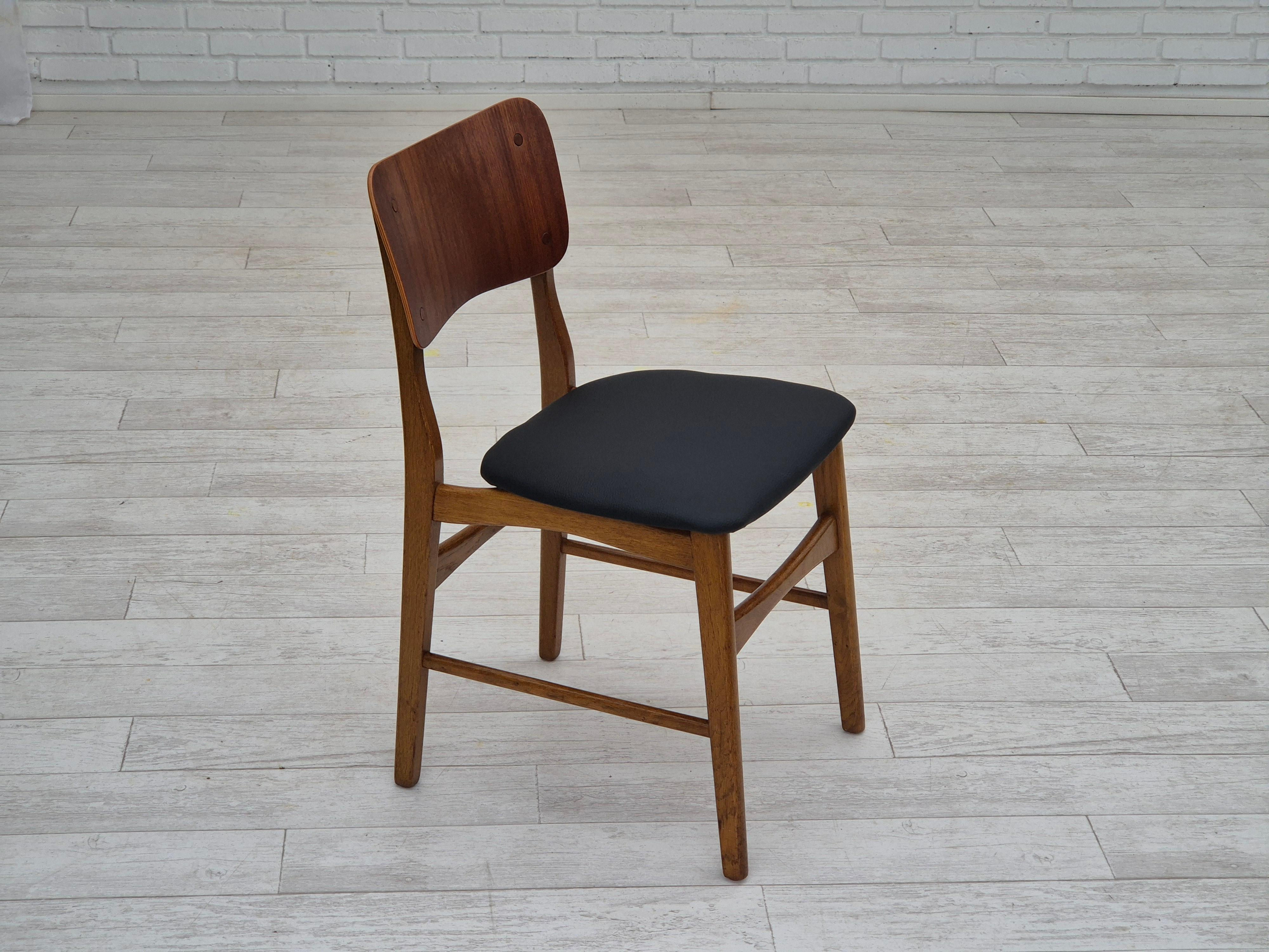 1960s, Danish design by Ib Kofod Larsen, Christensen & Larsen, set of chairs. 1