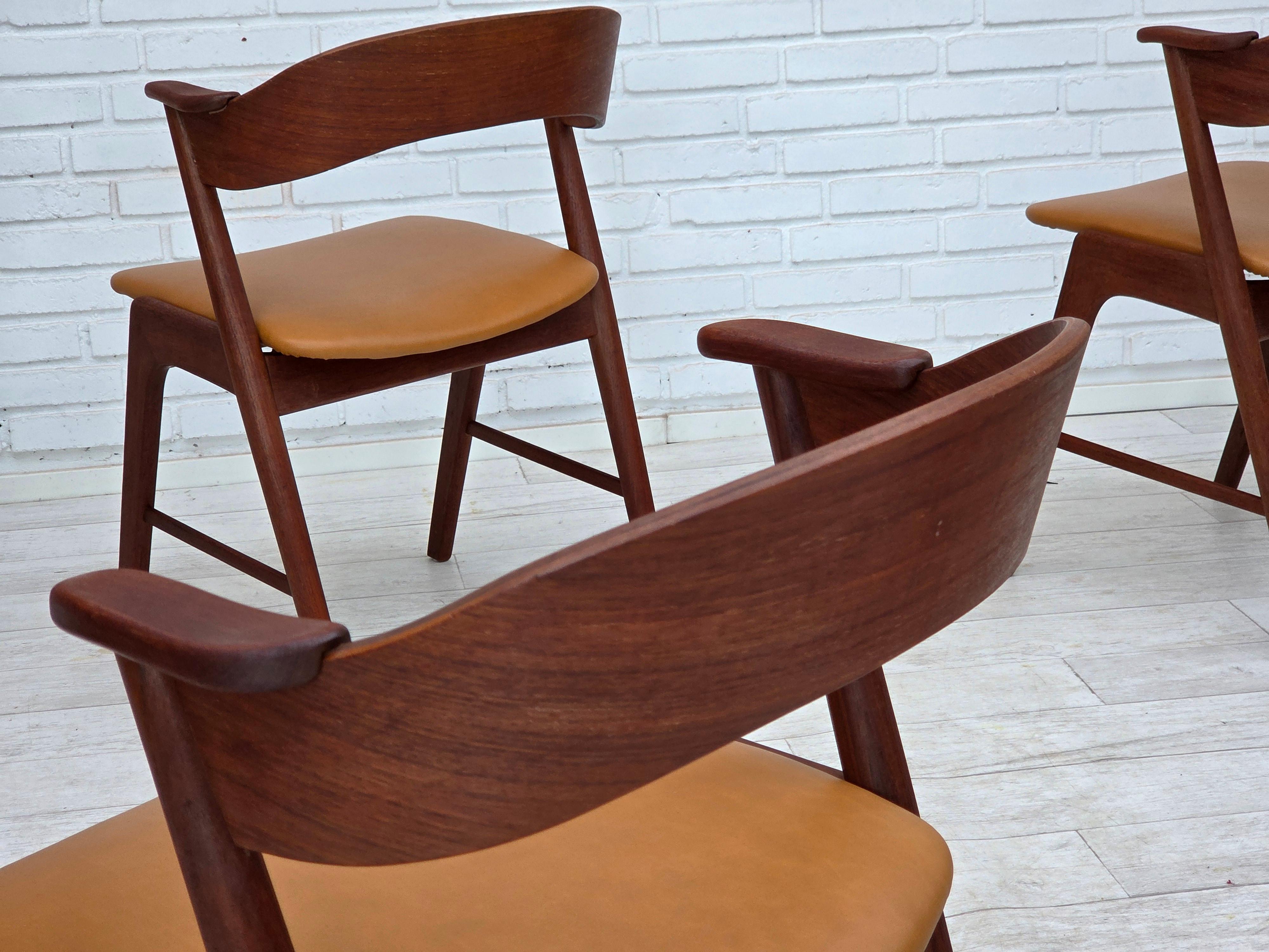 1960s, Danish design by Kai Kristensen, model 32, set of 8 dinning chairs. 9