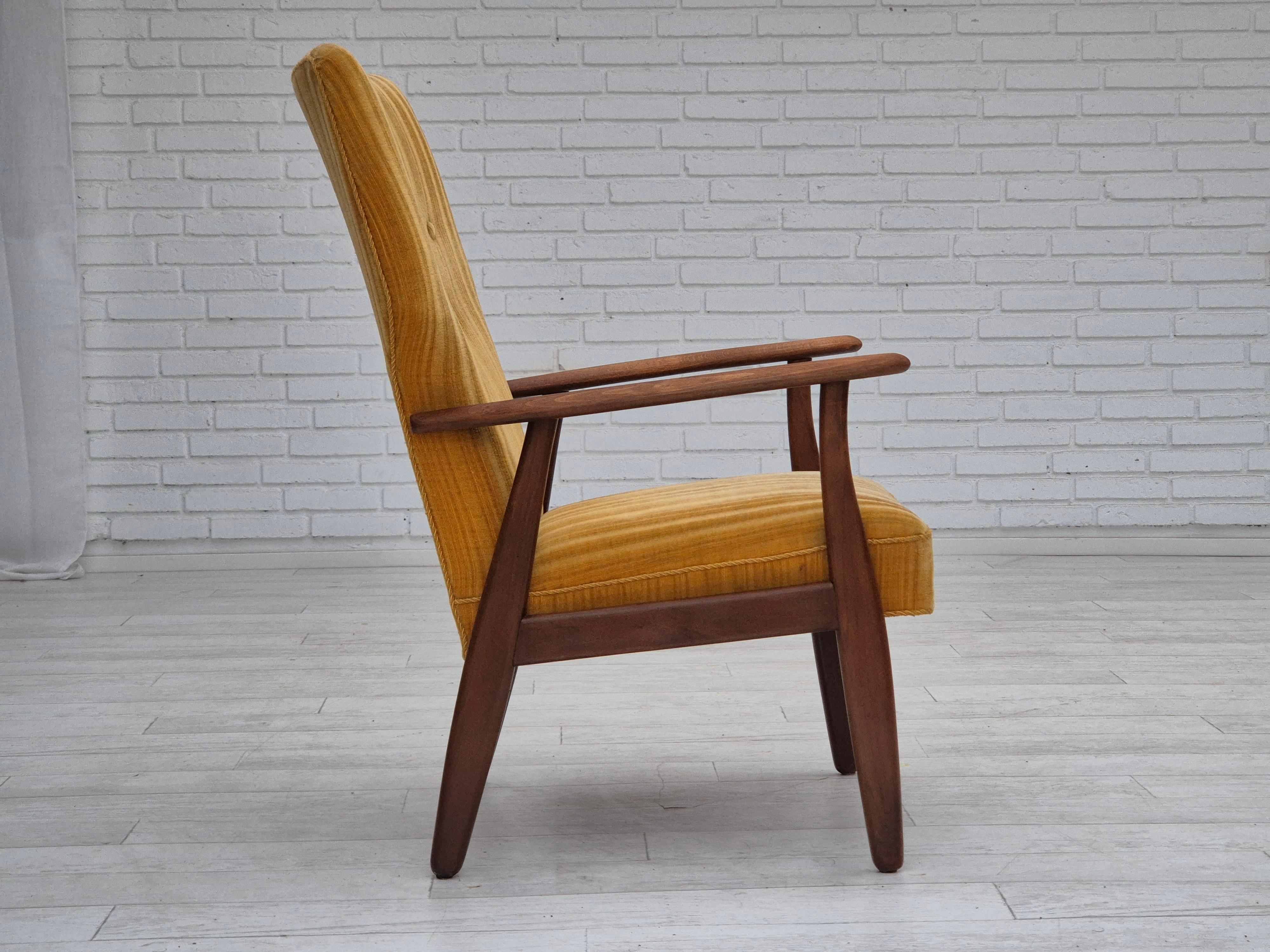1960s, Danish design by Kurt Olsen, armchair model 230, original condition. Escandinavo moderno en venta
