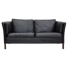 1960er Jahre, dänisches Design von Mogens Hansen, 2-sitziges Sofa im Originalzustand.