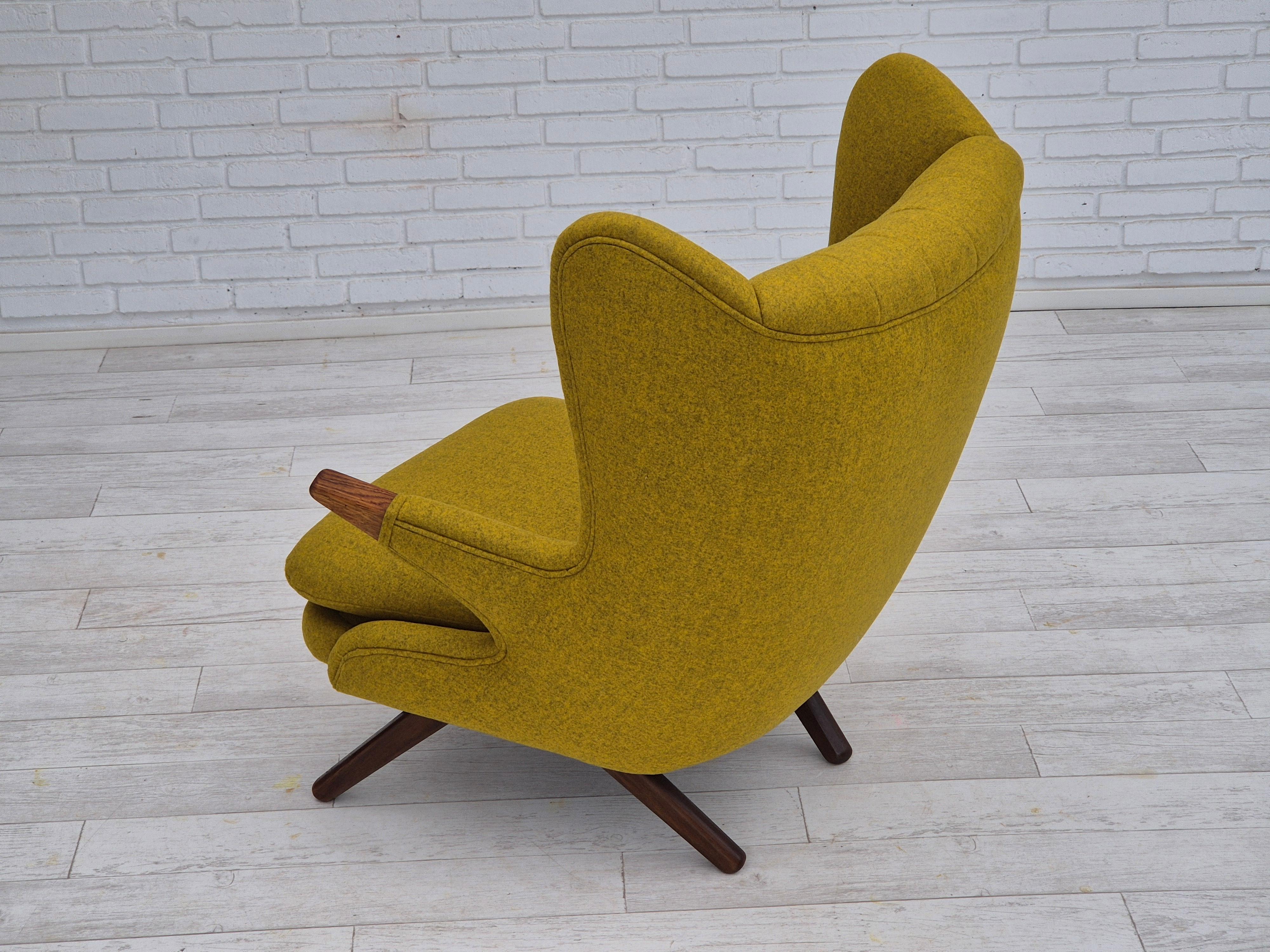 Wool 1960s, Danish design by Svend Skipper, 