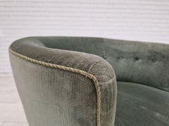 1960s, Danish Design, Curved Loungechair, Original Very Good Condition