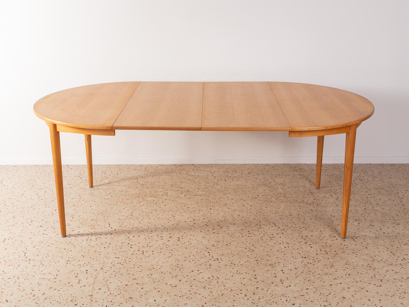 Mid-20th Century 1960s Danish Design Extendable Dining Table For Sale