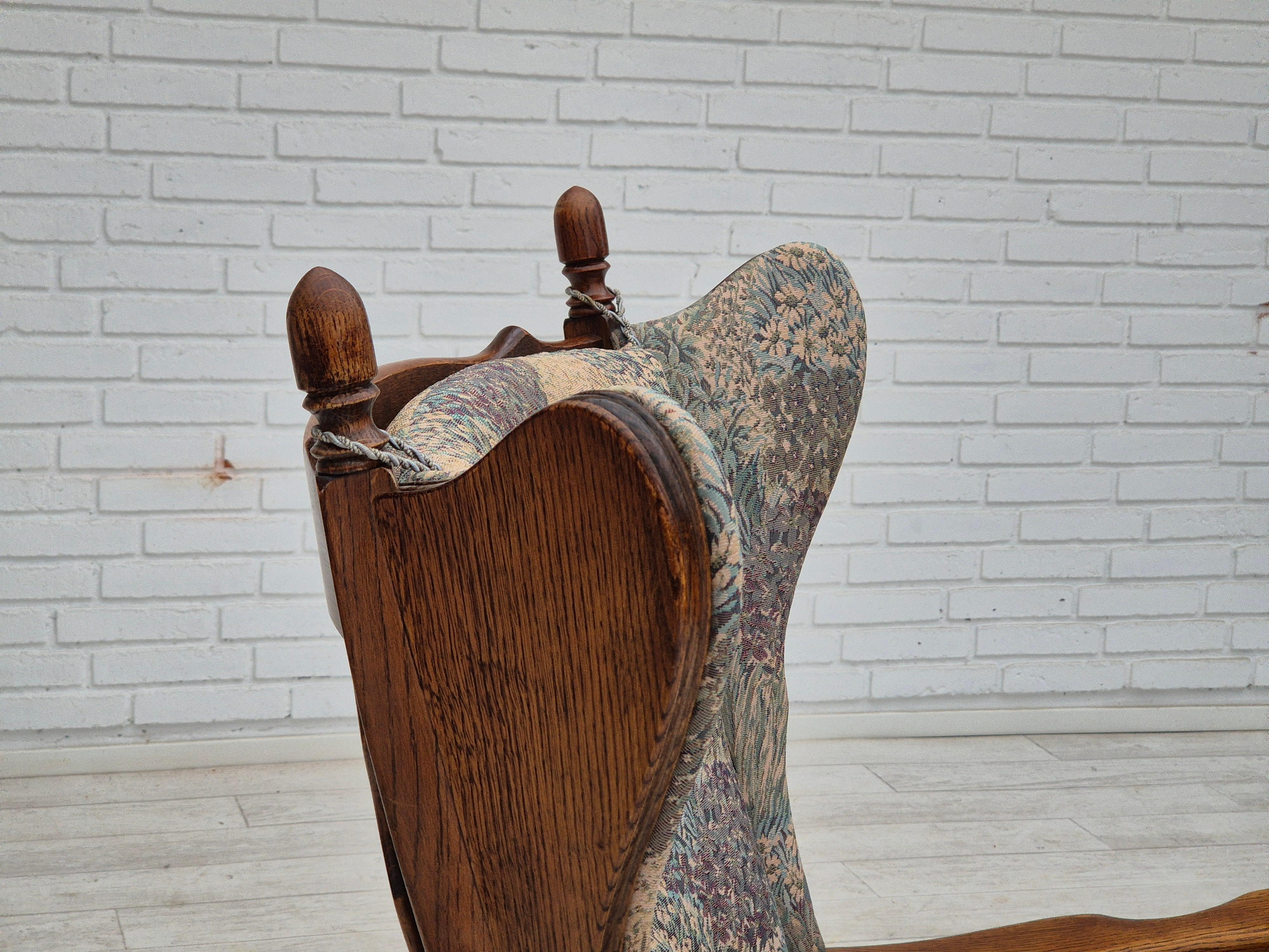 1960s, Danish design, highback armchair by Regan Møbelfabrik, Aarhus, original. For Sale 5