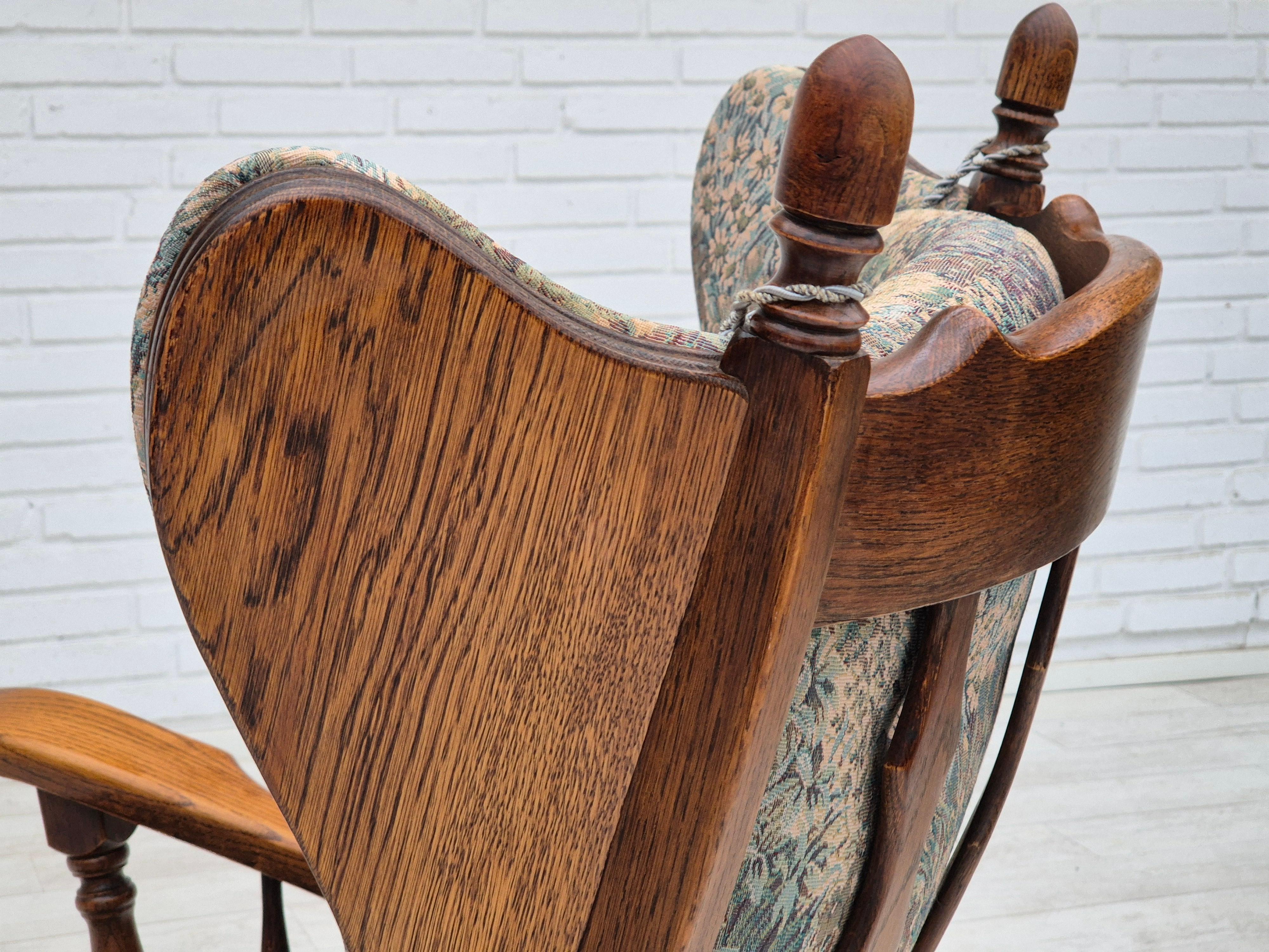 1960s, Danish design, highback armchair by Regan Møbelfabrik, Aarhus, original. For Sale 9