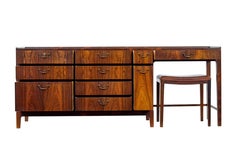 1960s Danish design palisander dressing sideboard by Frode Holm