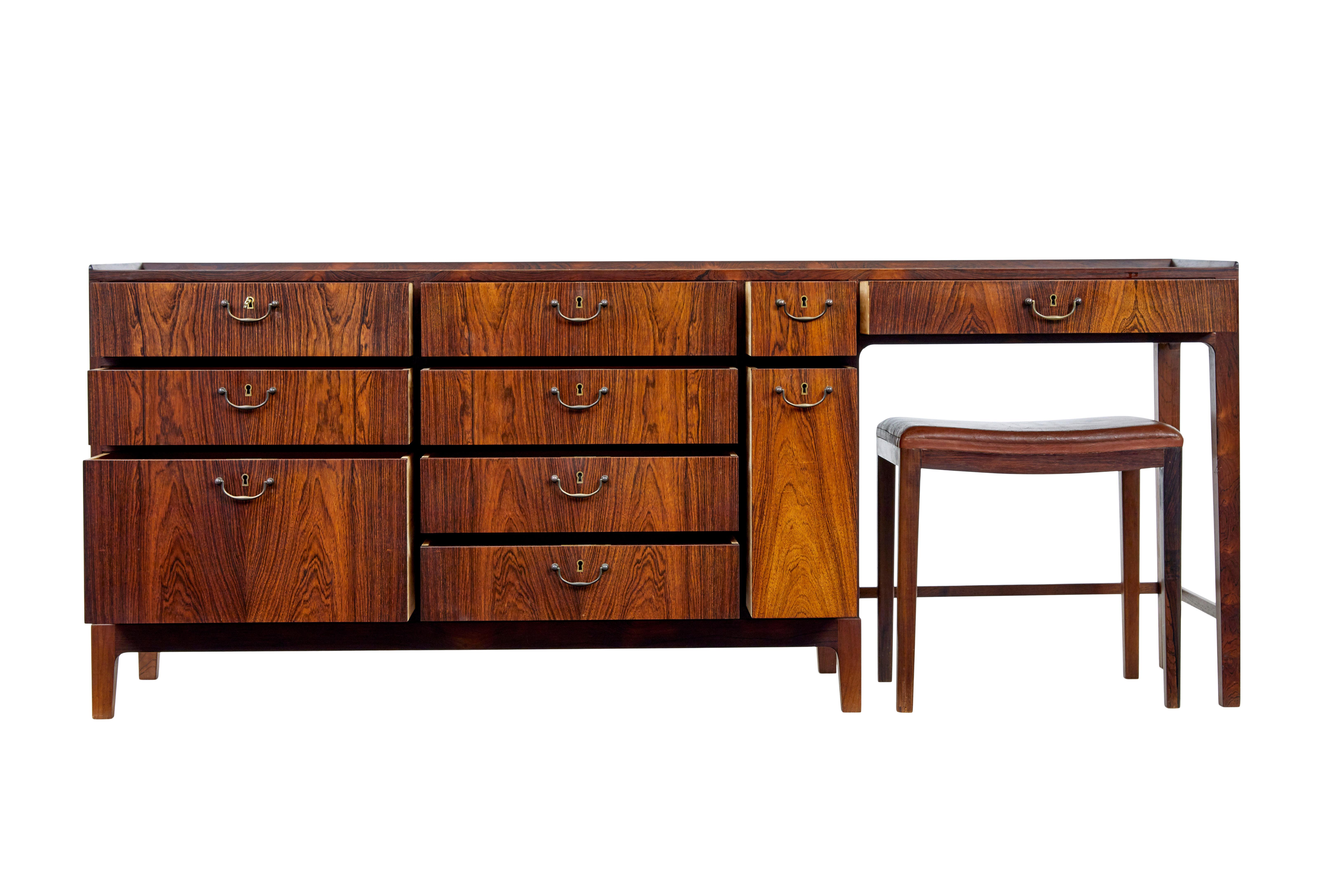 Mid-Century moderno Credenza in palissandro di Frode Holm, design danese anni '60 in vendita