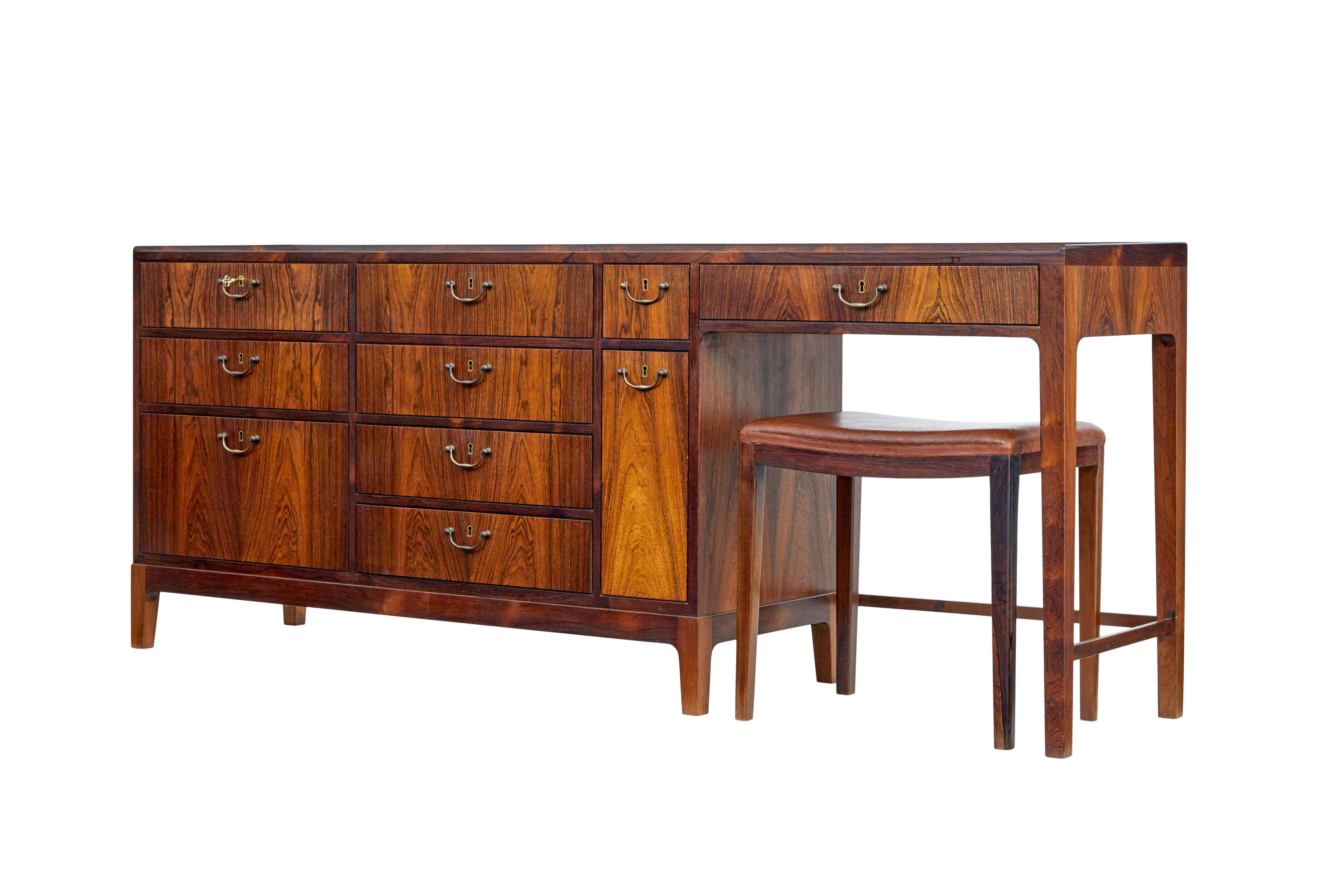 Credenza in palissandro di Frode Holm, design danese del 1960 In condizioni buone in vendita a Debenham, Suffolk