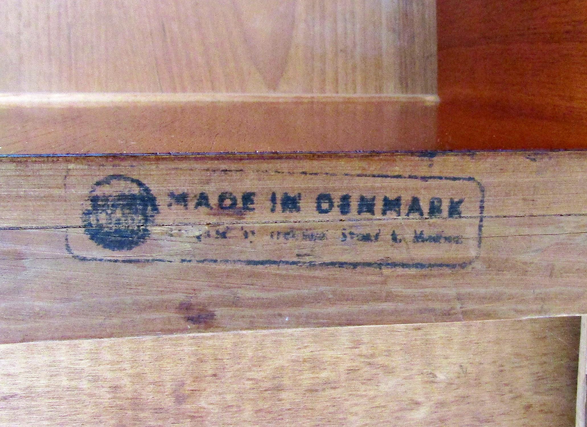 20th Century 1960s Danish Desk in Teak by Svend Aage Madsen For Sale