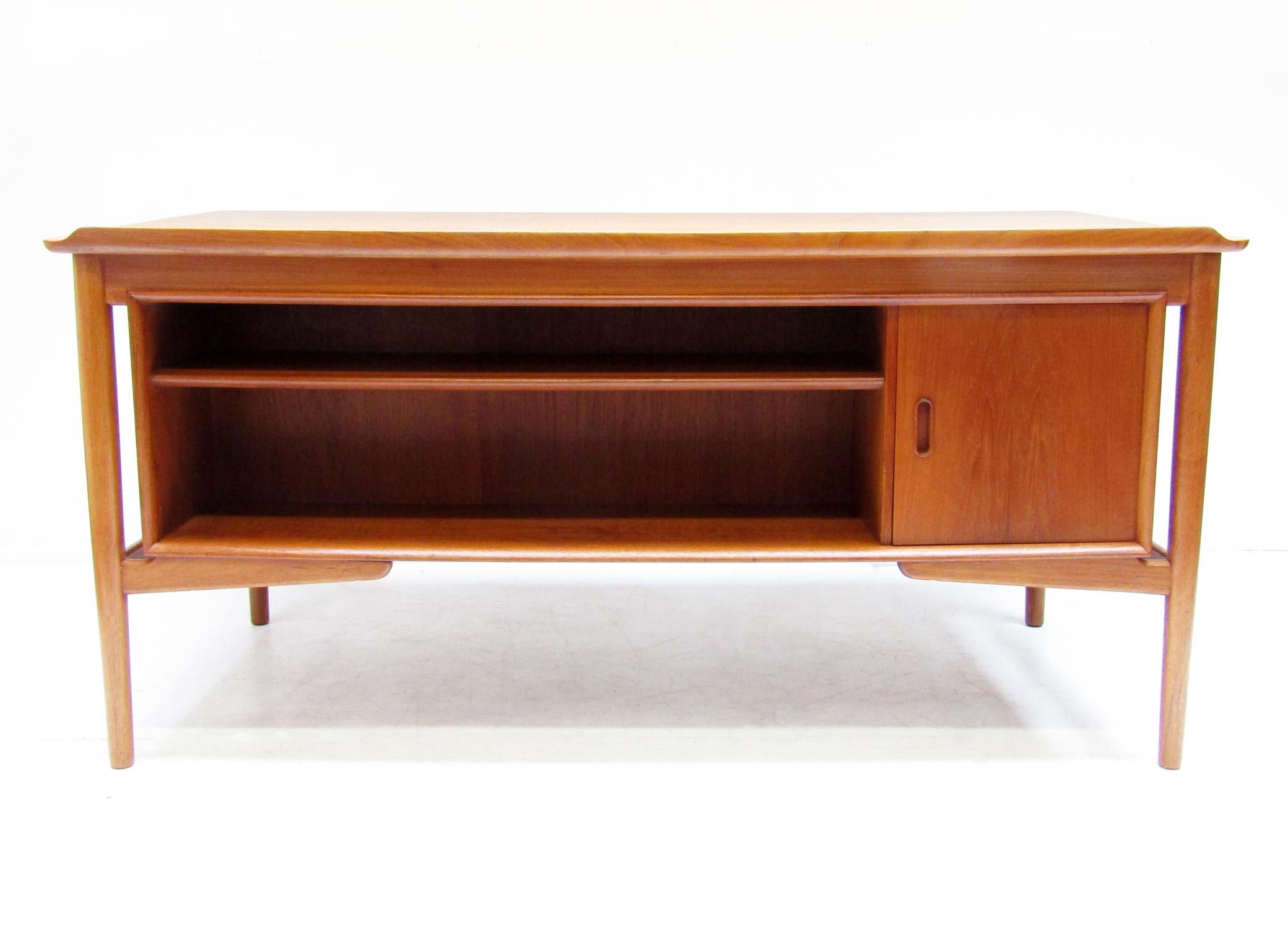 1960s Danish Desk in Teak by Svend Aage Madsen For Sale 1