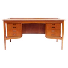 1960s Danish Desk in Teak by Svend Aage Madsen