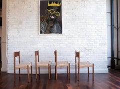 1960s Danish dining chairs attributed Poul Volther for Frem Rojle