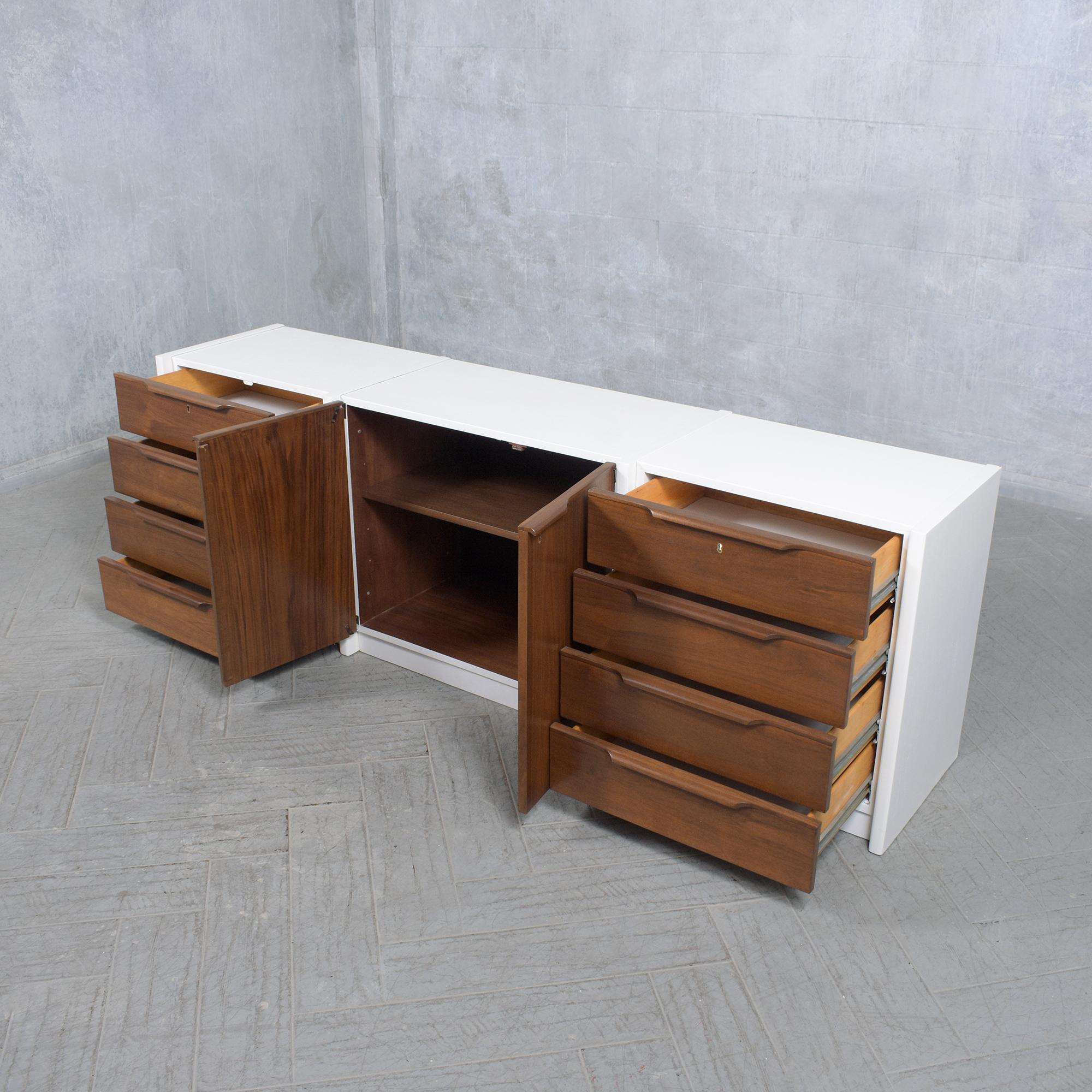 1960s Danish Executive Cabinet: Mid-Century Design and Craftsmanship In Good Condition For Sale In Los Angeles, CA