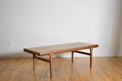 1960s Danish Expandable Teak Coffee Table Designed by Johannes Andersen