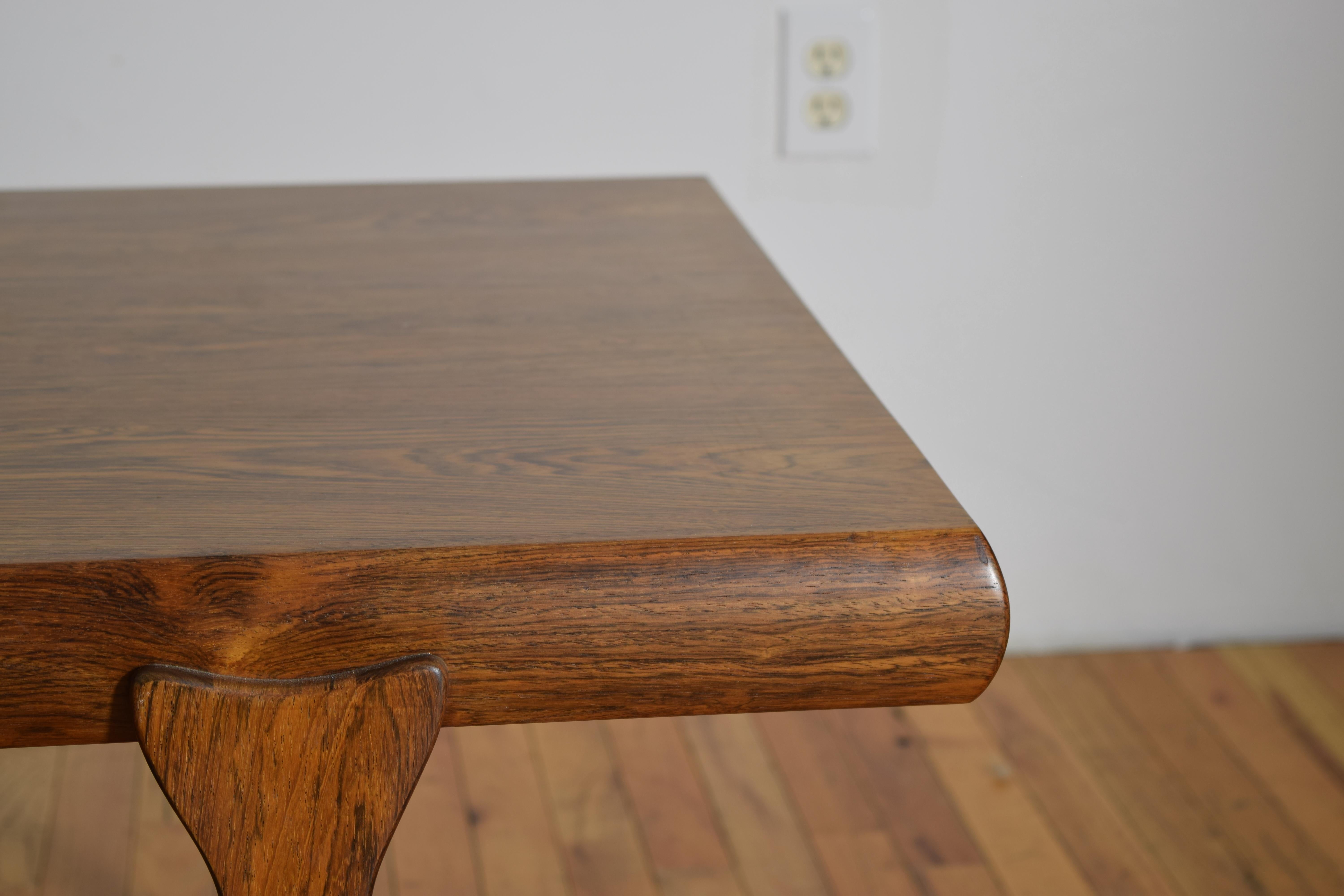 Table basse extensible danoise en teck des années 1960, Design/One par Johannes Andersen Bon état - En vente à Atlanta, GA