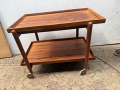1960's Danish extendable bar cart from Poul Hundevad