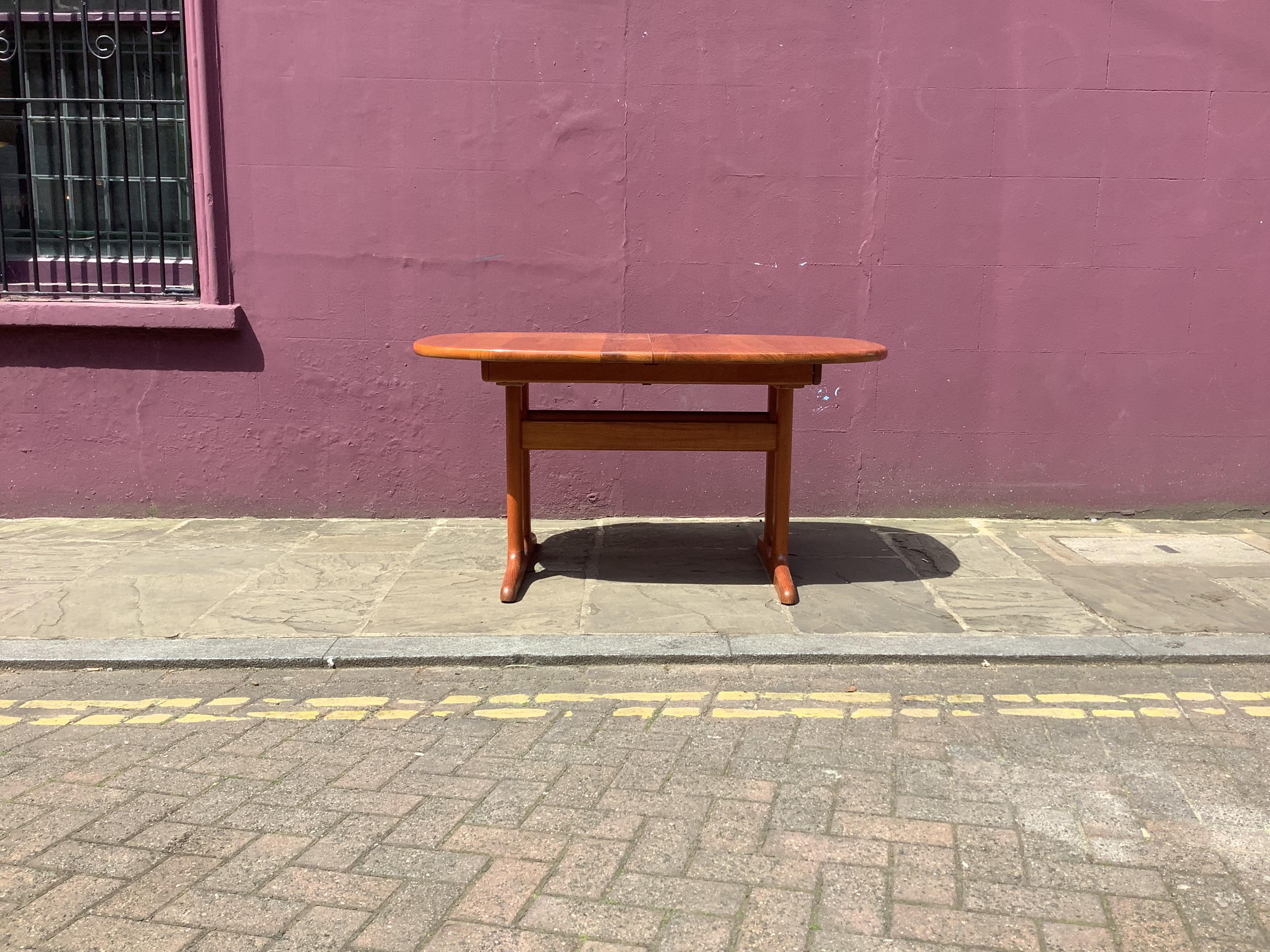 20th Century 1960's Danish  extendable dining table
