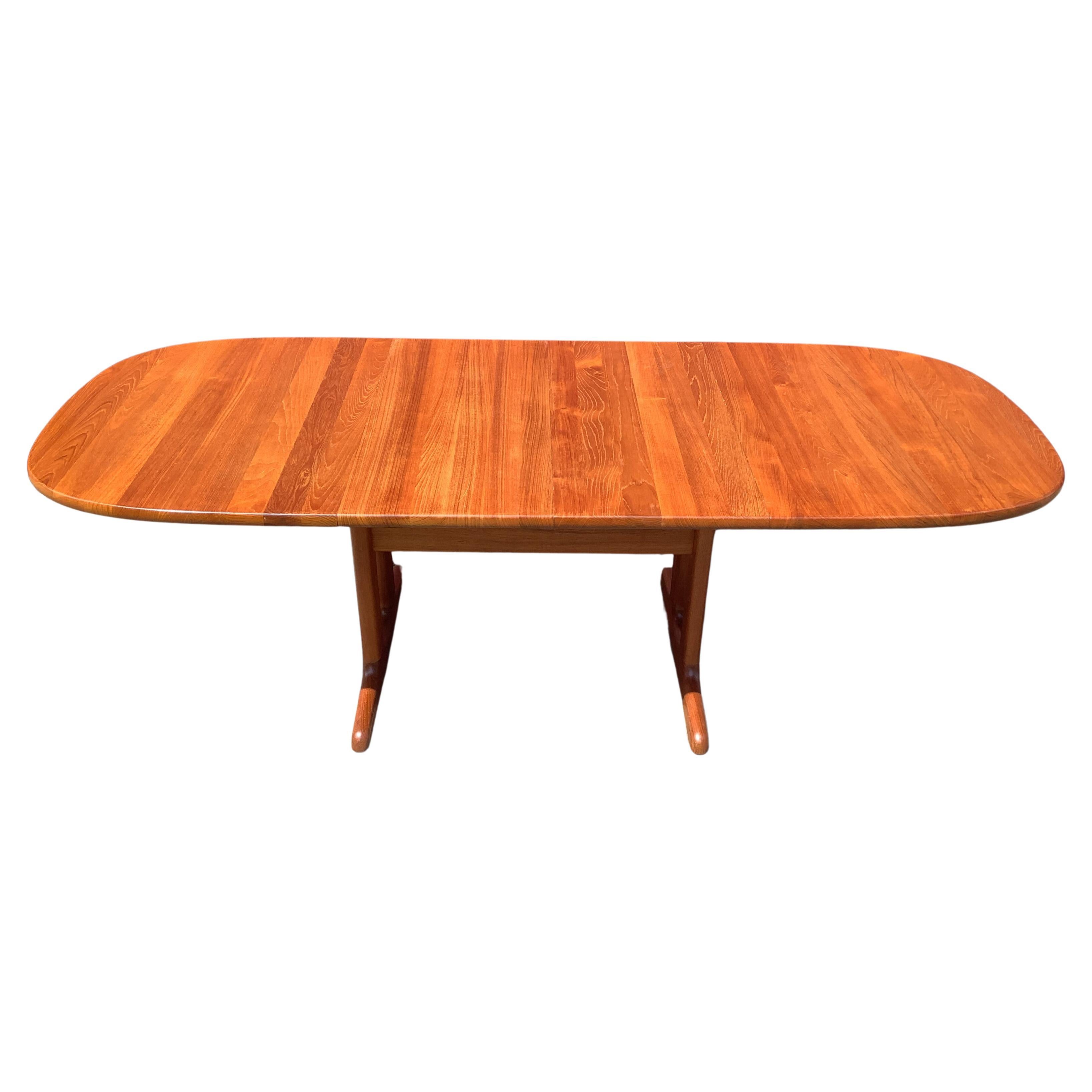 1960's Danish  extendable dining table 