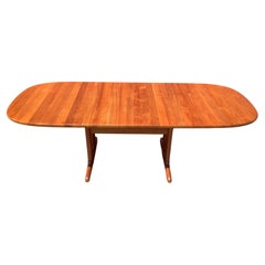 1960's Danish  extendable dining table 