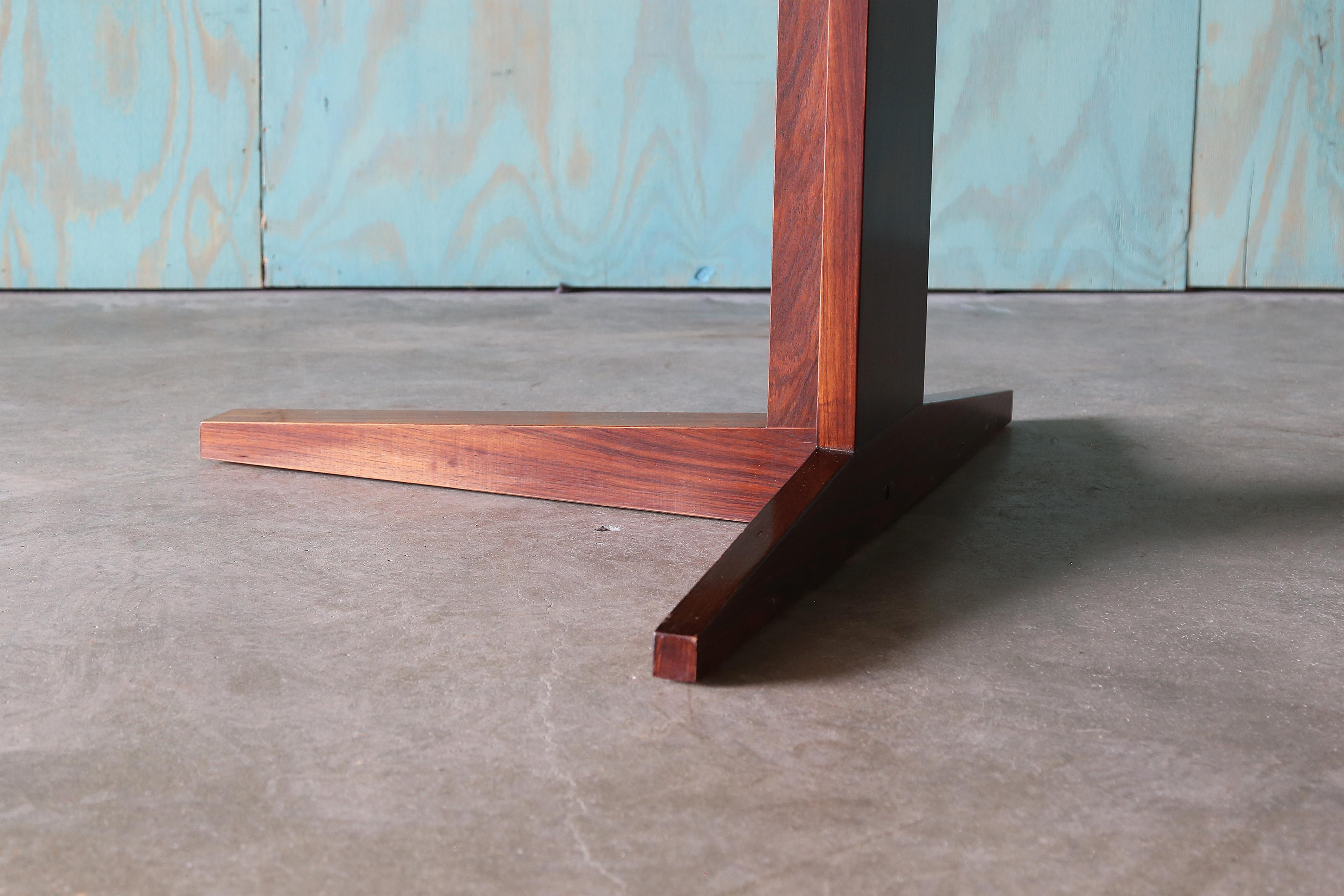 1960s Danish Extendable Rosewood Dining Table John Mortensen for Heltborg Møbler For Sale 5
