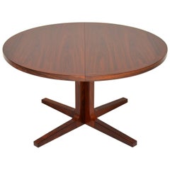 1960s Danish Extending Dining Table by Dyrlund