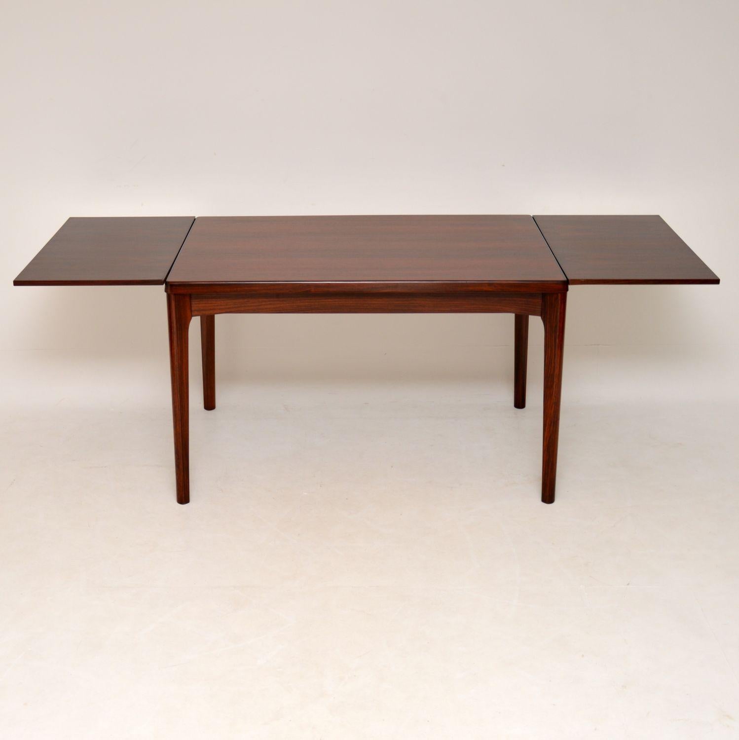 1960s Danish Extending Dining Table by Henning Kjaernulf In Good Condition In London, GB