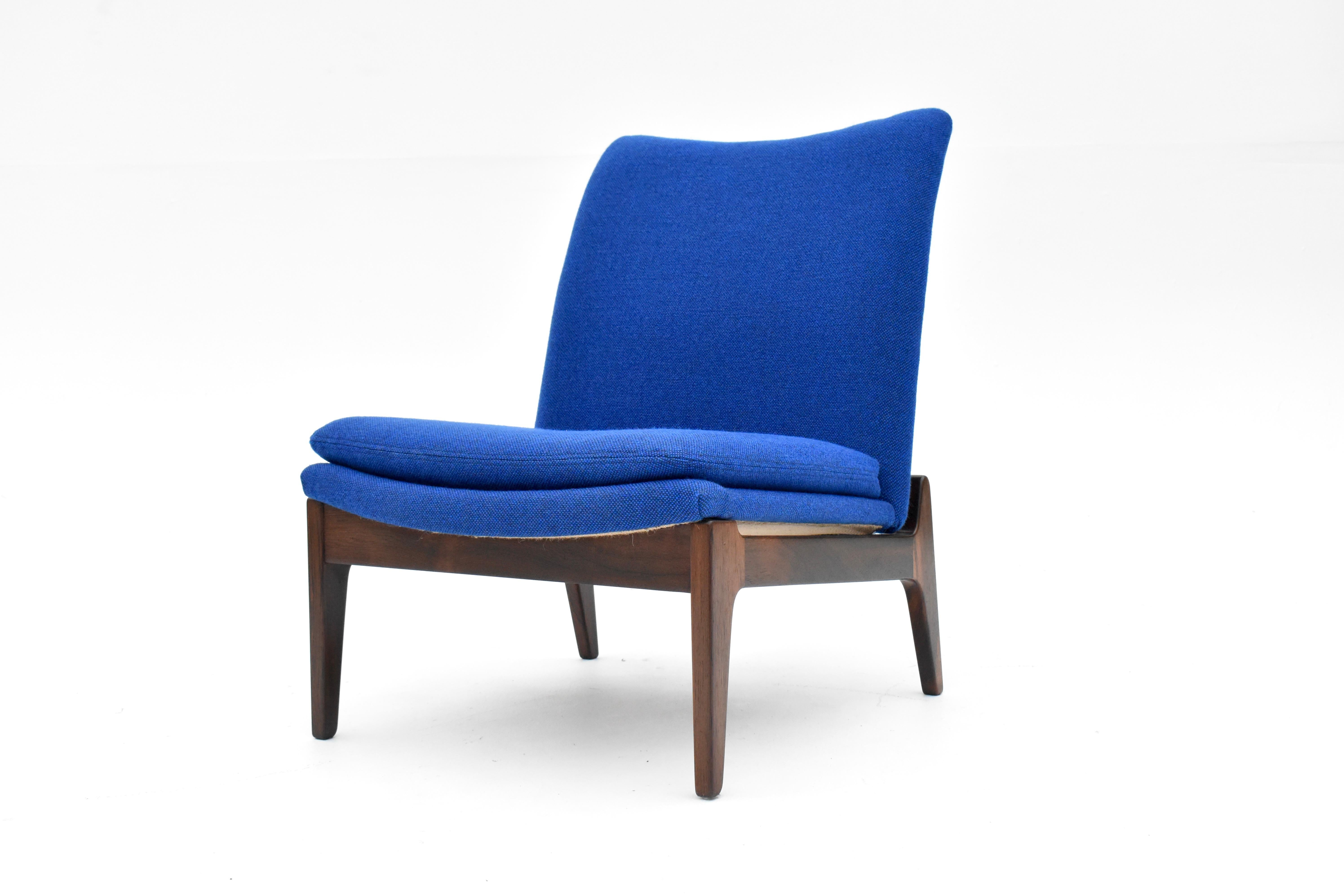 Scandinavo moderno Sedia danese Finn Juhls Model 112 Interline degli anni '60 per France & Son in vendita