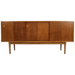 1960s Danish Freestanding Oak Sideboard