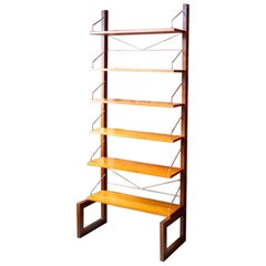 1960s Danish Freestanding Teak Bookcase by Poul Cadovius