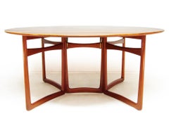 1960s Danish Gate Leg 20/59 Dining Table In Teak By Peter Hvidt & Orla Molgaard