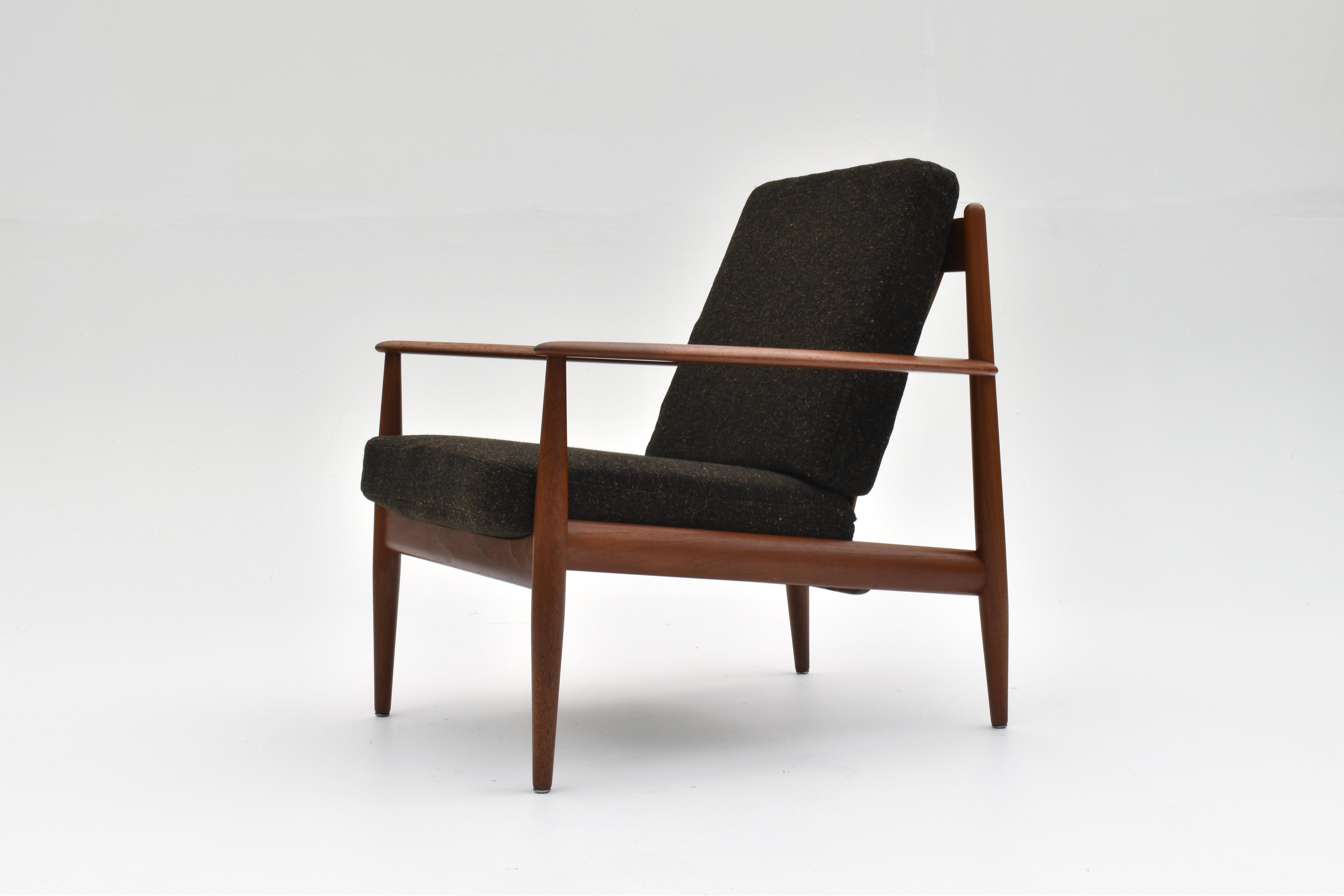 Danois Fauteuil de salon danois Grete Jalk modèle 118 en teck des années 1960 pour France & Son en vente