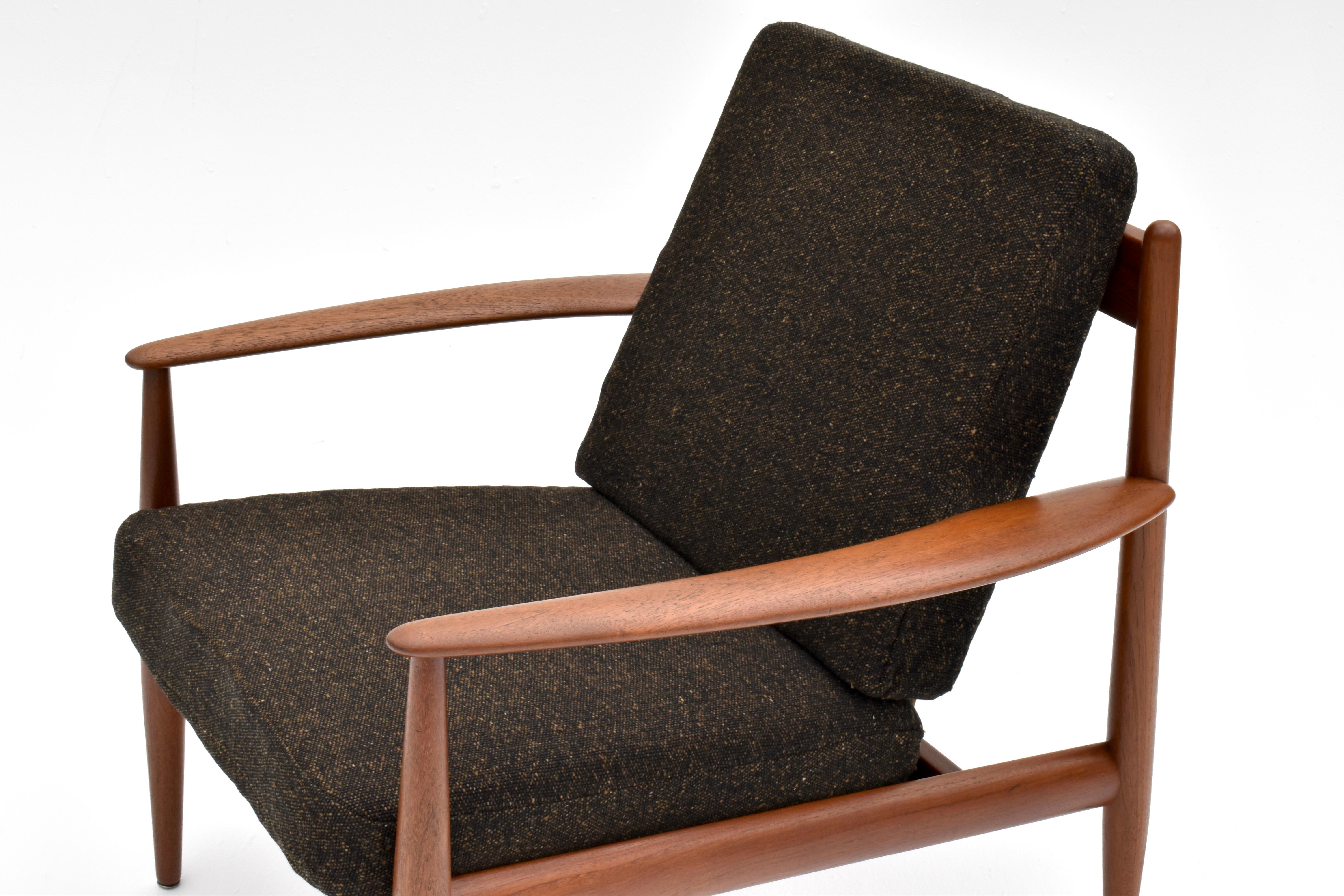Fauteuil de salon danois Grete Jalk modèle 118 en teck des années 1960 pour France & Son Bon état - En vente à Shepperton, Surrey