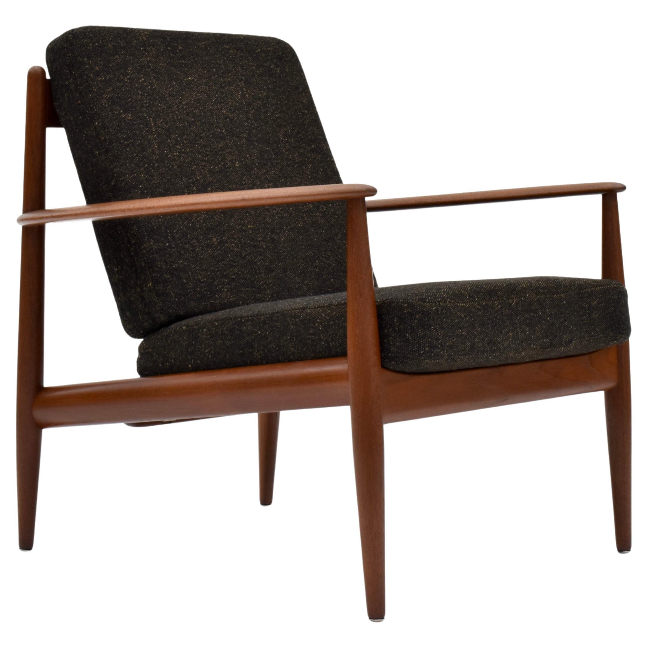 1960s Danish Grete Jalk Model 118 Teak Lounge Chair For France & Son