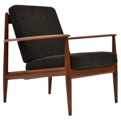 1960s Danish Grete Jalk Model 118 Teak Lounge Chair For France & Son