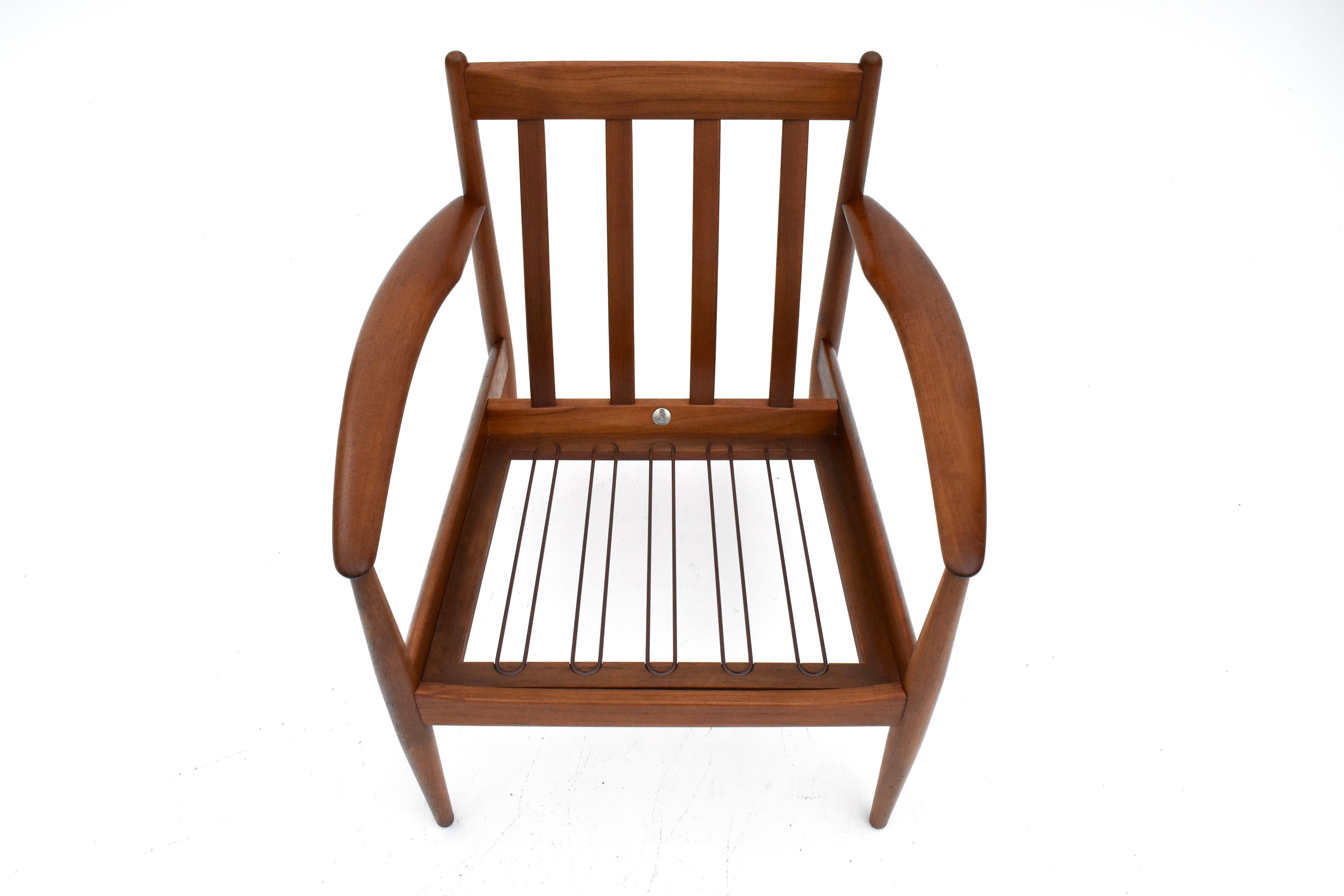 Chaise longue danoise en teck Grete Jalk des années 1960 pour France & Son en vente 7