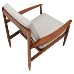 1960s Danish Grete Jalk Teak Lounge Chair For France & Son