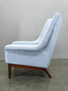 1960s Danish Highback Lounge Chair by Slagelse Møbelvaerk