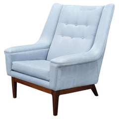 1960s Danish Highback Lounge Chair by Slagelse Møbelvaerk